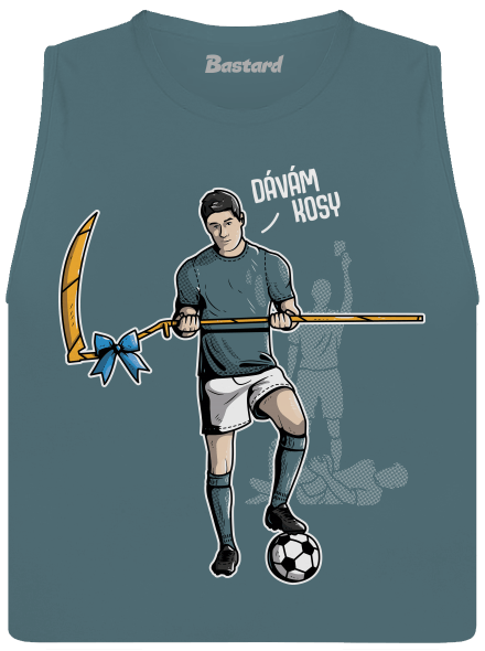 Dávám kosy dámské tílko volné Heather Deep Teal