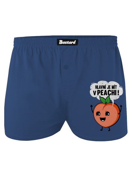 V peachi pánské trenky Blue