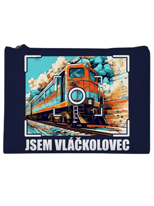 Jsem vláčkolovec taštička French Navy