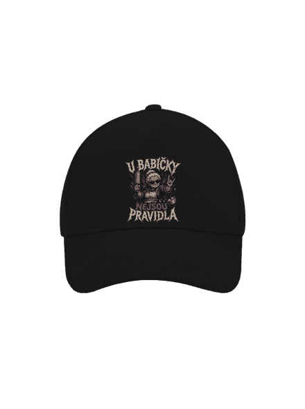 U babičky kšiltovka baseballka Black