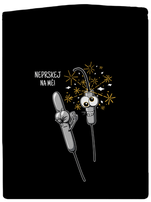 Neprskej na mě dámská mikina na zip Black