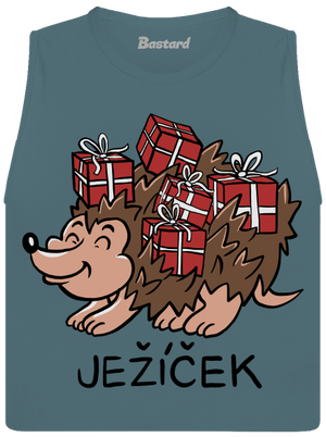 Ježíček dámské tílko volné Heather Deep Teal