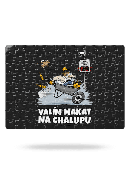 Valím na chalupu puzzle White