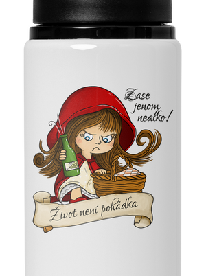 Zase nealko – Život není pohádka lahev na vodu White