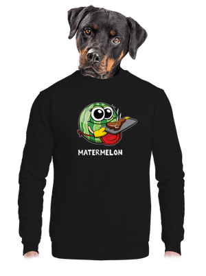 unisex mikina bez kapuce