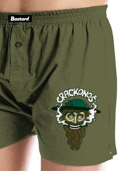 Crackonoš pánské trenky Khaki