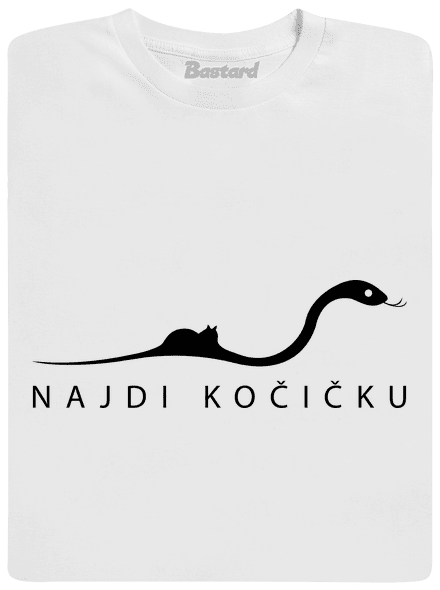 Najdi kočičku dětské tričko White