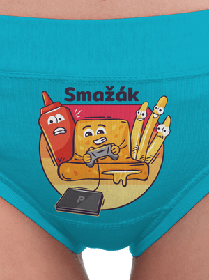 Smažák dámské kalhotky Turquoise