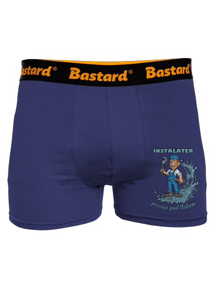 Instalatér pod tlakem boxerky Blue Navy