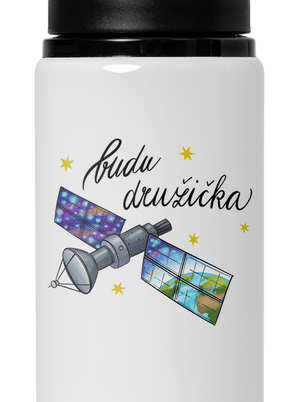 Budu družička lahev na vodu White