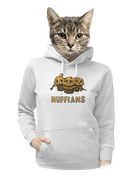 Muffians dámská mikina klokanka White