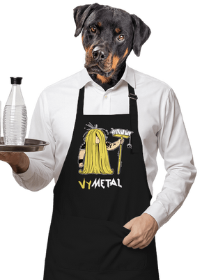 Metalista zástěra Black