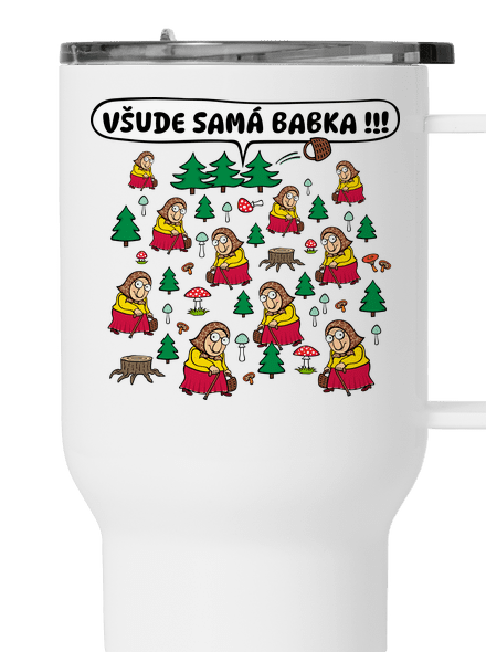 Všude samá babka termohrnek White