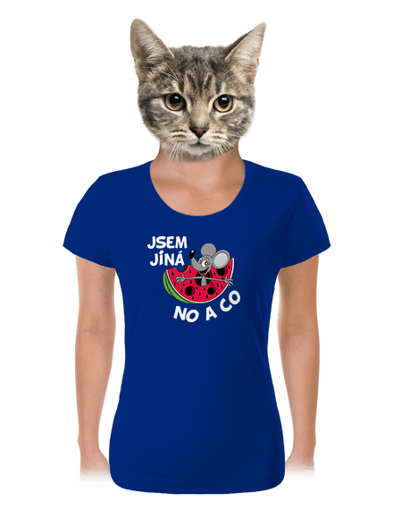 Jsem jiná dámské tričko Royal Blue Mal