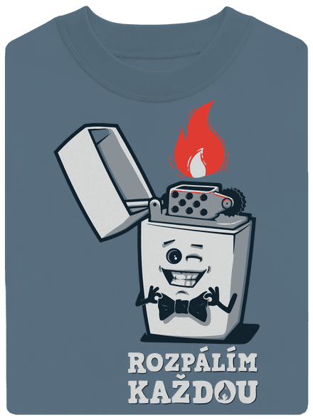 Rozpálím každou unisex mikina bez kapuce Nordic Blue