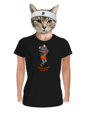 Myška dámské sportovní tričko Black