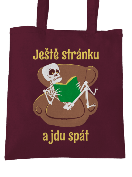 Ještě stránku taška Burgundy
