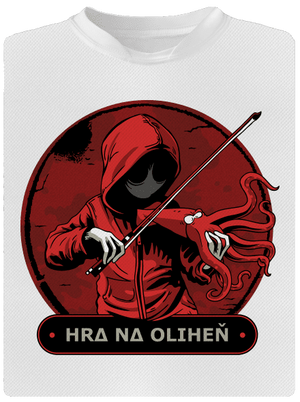 Hra na oliheň pánské sportovní tričko White