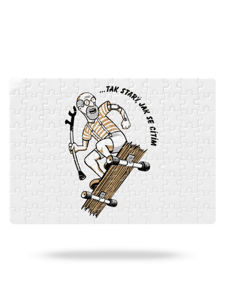 Starý, jak se cítím puzzle White