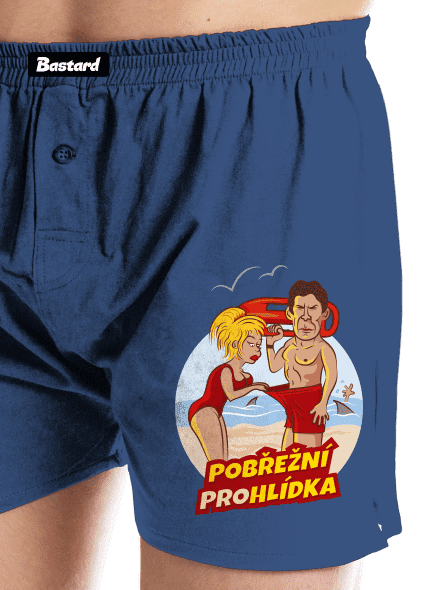 Pobřežní prohlídka pánské trenky Blue