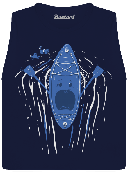 Ahhhh! dámské tílko volné Navy