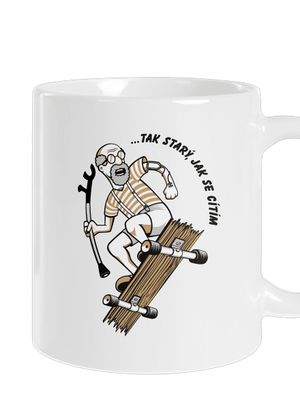 Starý, jak se cítím klasický hrnek White