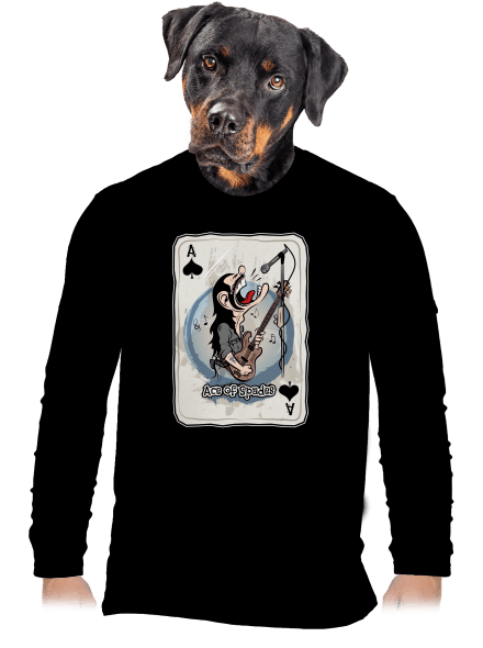 Ace of Spades pánské dlouhý rukáv Black