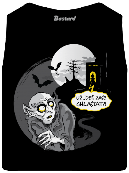 Nosferatu pánské tílko Black