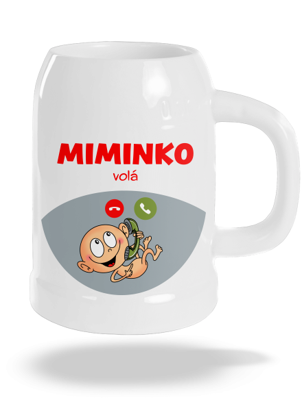 Miminko volá půllitr White
