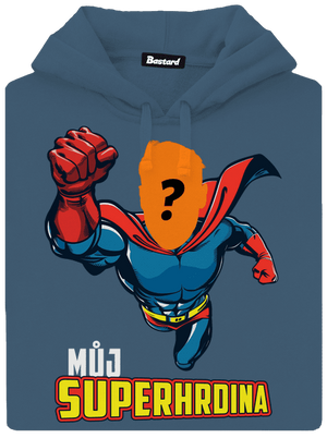 Můj superhrdina dámská mikina klokanka Denim