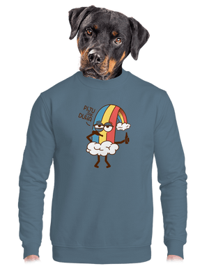 unisex mikina bez kapuce