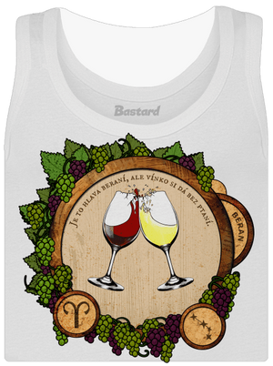 Vinný horoskop: Beran dámské tílko klasické White