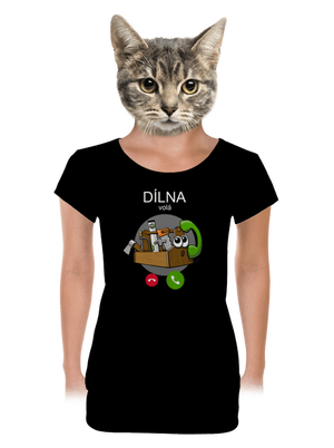 dámské tričko s lemem