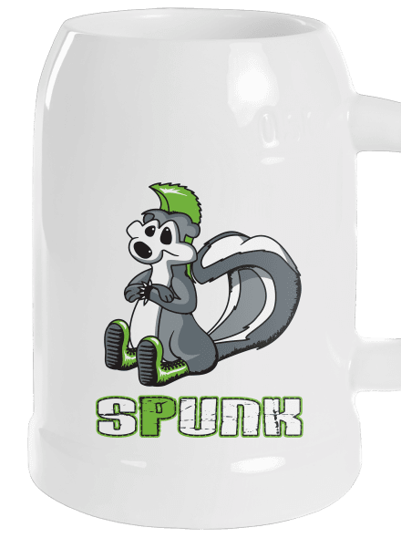 Spunk půllitr White