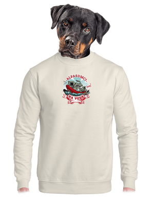 unisex mikina bez kapuce