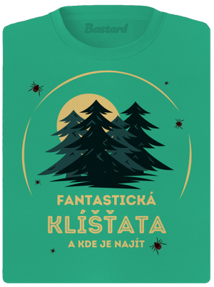 Fantastická klíšťata dámské sportovní tričko Mint Mal