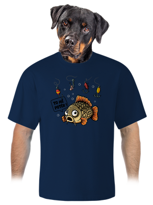 To mě potěr unisex tričko oversized Midnight Blue