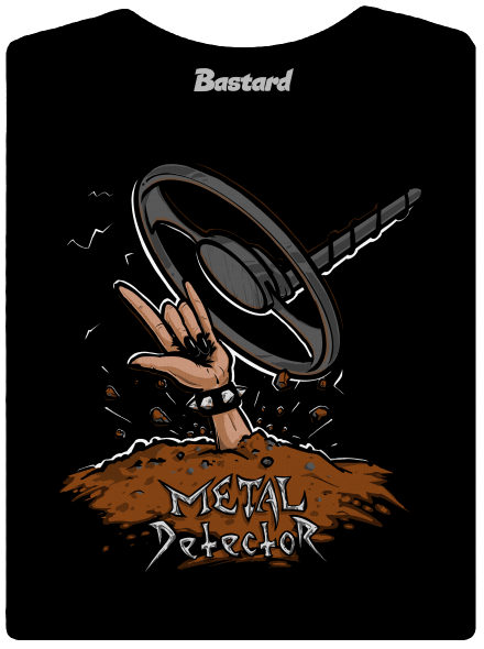 Metal detector dámské tričko premium Black