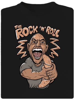 Rock and roll pánské sportovní tričko Black