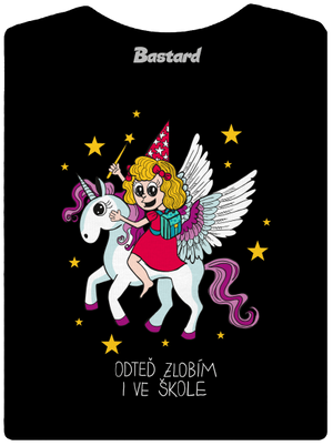 Holka ve škole dámské tričko Black