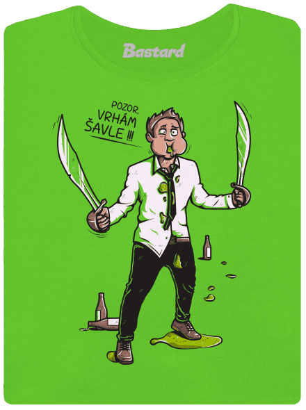 Vrhám šavle dámské tričko Apple Green