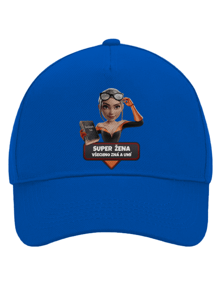 Super máma kšiltovka baseballka Bright Royal