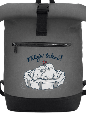 Miluju tulení batoh Grey Marl