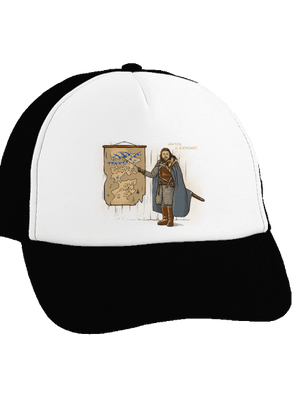 Winter kšiltovka truckerka Black cap