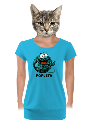 dámské tričko s lemem