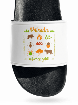 Příroda mě chce zabít pantofle White