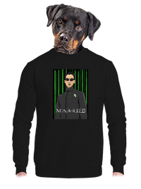 unisex mikina bez kapuce