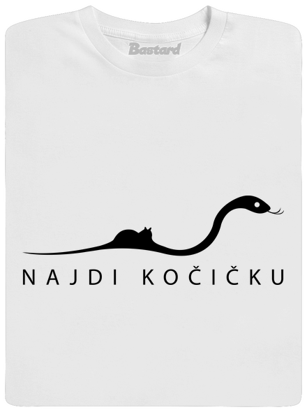 Najdi kočičku pánské tričko White