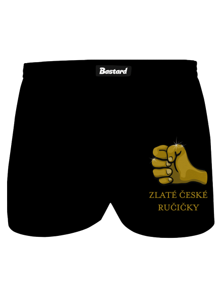 Ručičky pánské trenky Black