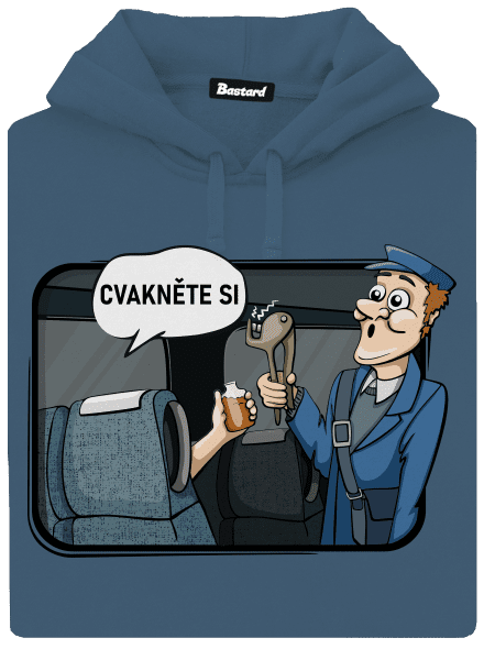 Cvakněte si dámská mikina klokanka Denim